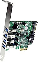 StarTech.com 4-Port PCI Express SuperSpeed USB 3.0 Controller Card with UASP - 5Gbps