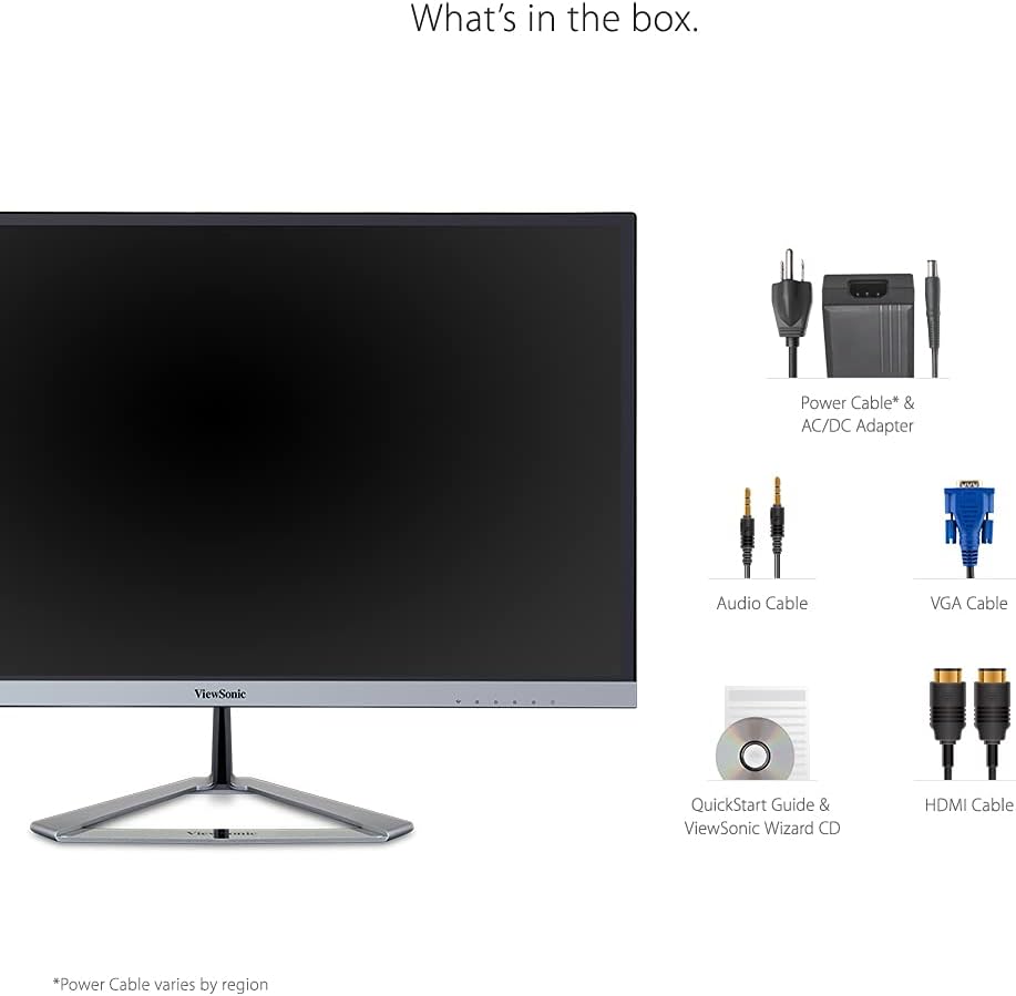 ViewSonic VX-SMHD Full HD IPS Monitor with HDMI and DisplayPort