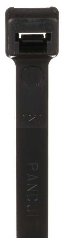 Panduit PLT4H-L0 Pan-Ty Locking Tie, Light-Heavy Cross Section, 14.5" Length, Weather Resistant Nylon 6.6, Black (Pack of 50)