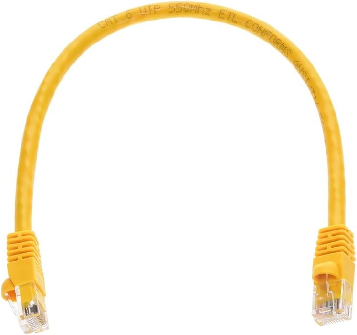 Monoprice Cat6 24AWG UTP Ethernet Patch Cable - Snagless RJ45, 550MHz, Pure Bare Copper