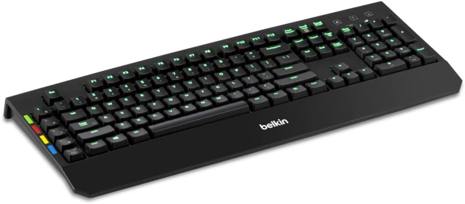 Belkin KVM Remote Control with Integrated Keyboard - Cable Connectivity - USB Interface - Rugged - KVM Switch