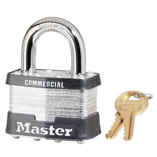 Master Lock, 5KA A383 Padlock Keyed Alike Laminated Steel (6 Pack)