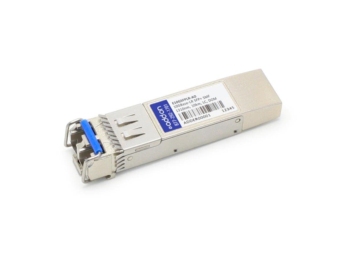 Addon-Intel E10GSFPLR Compatible TAA Compliant 10GBase-LR SFP+ Transceiver (SMF, 1310nm, 10km, LC, DOM)
