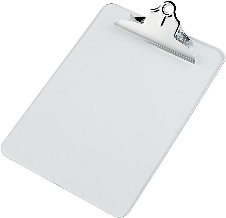 SAUNDERS Recycled Plastic Clipboard with High-Capacity Clip