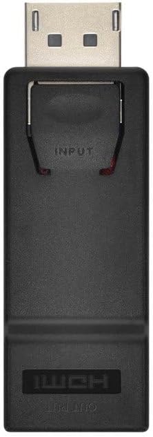 Monoprice DP (DisplayPort) Male to HDMI Female Adapter 1 Count (Pack of 1)