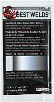 BEST WELDS 901-932-115-12 - 2" Glass Silver Mirror Filter Plate, Silver/12, 2" x 4.25"