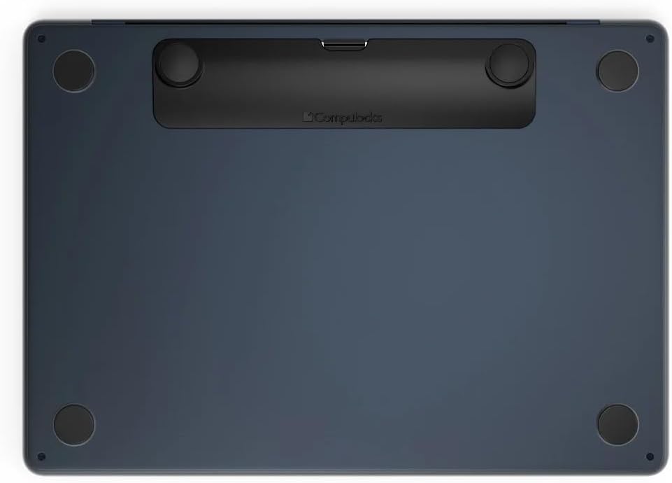 COMPULOCKS BRANDS BLD01BKL Blade Bracket with Keyed Straight Cable Lock