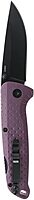 SOG Adventurer LB 3" Lightweight Portable Outdoor Folding Knife | CRYO 5CR15MOV Steel | GRN Handle - PURPLE/BLACK