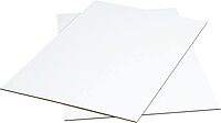 AVIDITI Corrugated Cardboard Sheets 24" x 36" (5 Pack) Large Card Board for Layer Separation Packaging Mailing Shipping Packing, and Protecting Products from Forklift Damage - White, 5 Pack One Size