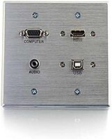 C2G Decora Wall Plates and Snap-In Keystone Inserts