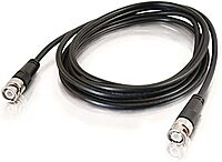 C2G 03186 RG58 BNC Thinnet Coax Cable, Black (15 Feet, 4.57 Meters)