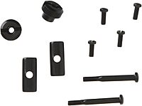 Weaver Detachable 30mm High Top Mount Rings Black