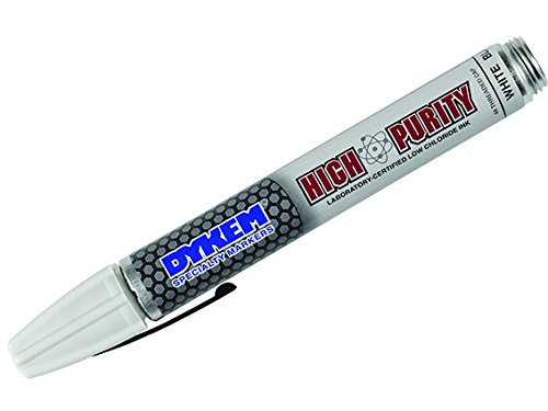 DYKEM HIGH Purity 44 Markers, White, Case of 12 Markers