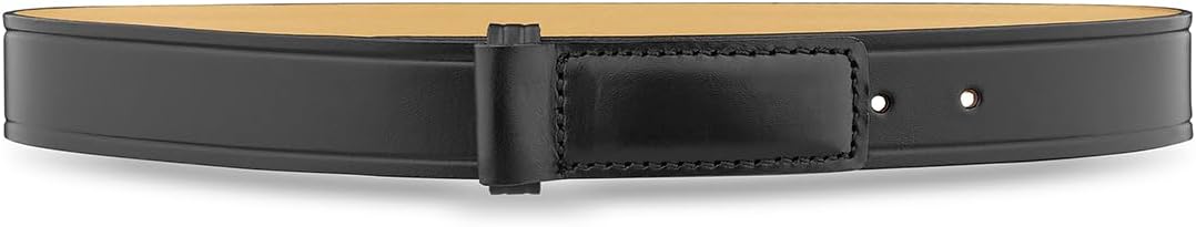 DUTYMAN 1-1/2" Hook Garrison Belt - Full Grain Leather w/No Fillers - No Metal Buckle