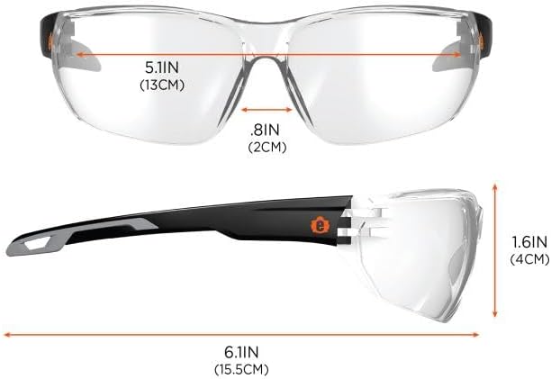 ERGODYNE Skullerz VALI Frameless Safety Glasses