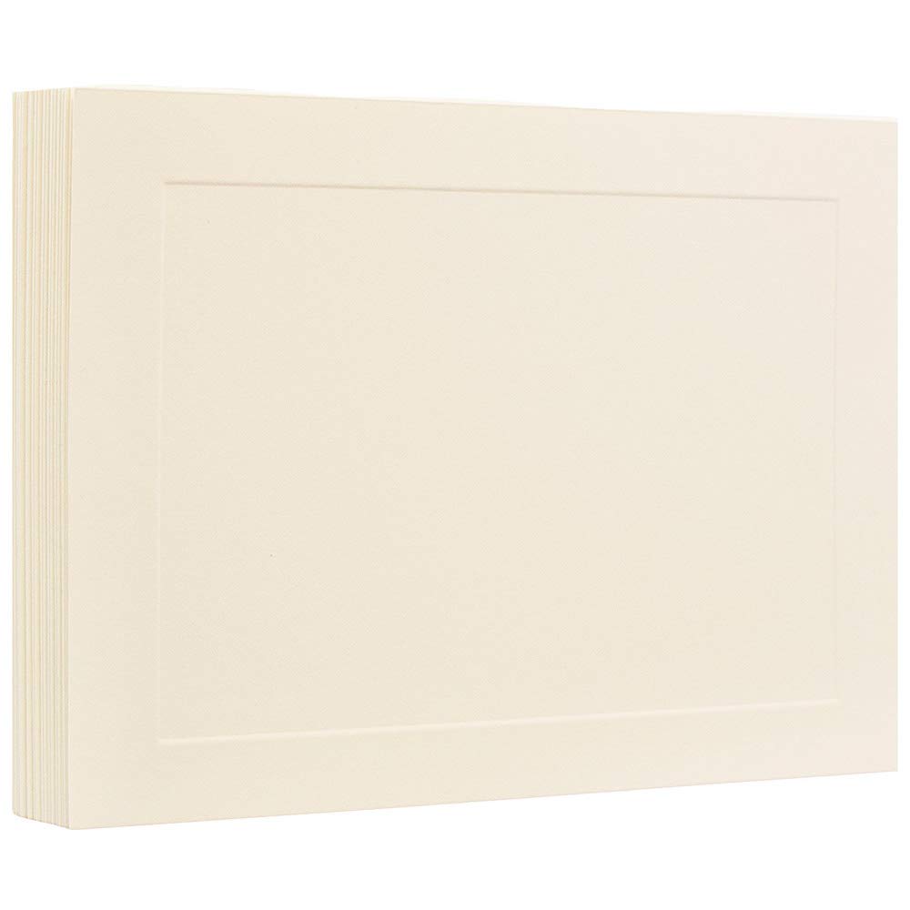 JAM PAPER Blank Flat Note Cards