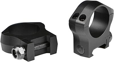 WARNE Mountain Tech Scope Rings, 7075/T6 Aluminum, Fits Picatinny Rails