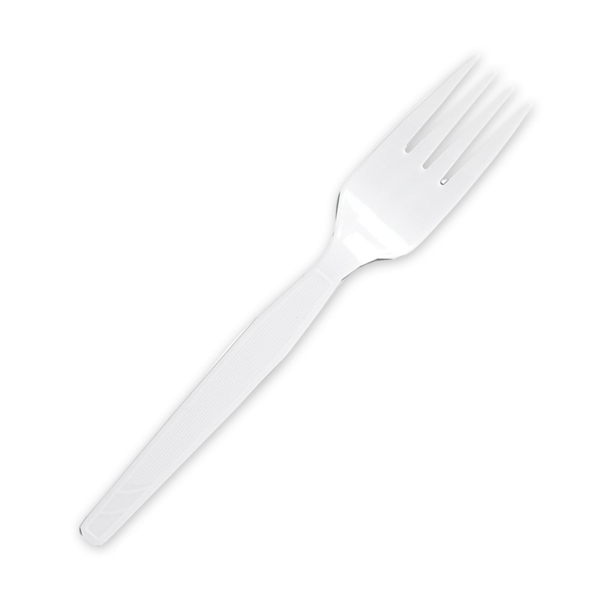 Genuine Joe Heavyweight White Plastic Forks (Pack of 100)