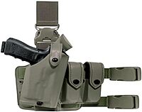 Safariland Model 6005 Tactical Holster with SLS Rotating Hood