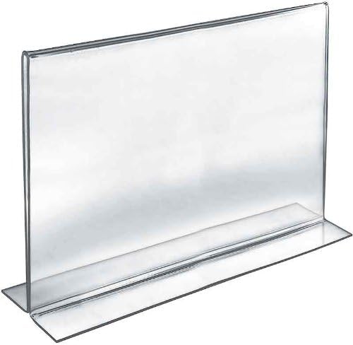 Azar Displays Double-Foot 2-Sided Acrylic Sign Holders