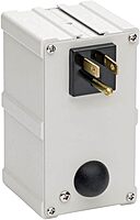 Tripp Lite Isobar ISOBLOK2-0 Heavy Duty Outlet Extender, Wall Power Strip Surge Protector, 2 Outlets, Direct Plug-in, White, Metal Power Strip