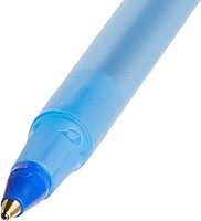 BIC Round Stic Xtra-Life Ballpoint Pens, Medium Point, 1.0 mm, Translucent Barrel, Blue Ink, 60/Pack