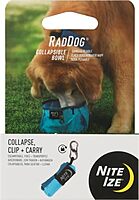NITE IZE RadDog Collapsible Dog Bowl Lightweight Nylon Food and Water Bowl