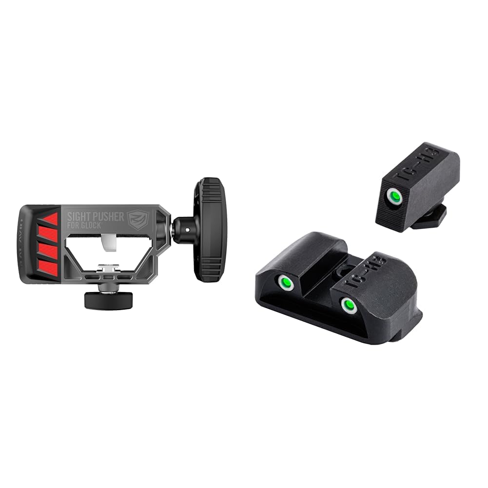 Real Avid Universal Glock Sight Pusher | Front and Rear Sight Tool for Glock 19, 17, 43, 26, 22