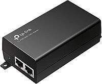 TP-Link TL-PoE160S | 802.3at/af Gigabit PoE Injector | Non-PoE to PoE Adapter | Supplies PoE (15.4W) or PoE+ (30W) | Plug