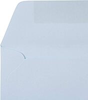 JAM PAPER 9 x 12 Booklet Premium Envelopes - Pastel Baby Blue - 25/Pack
