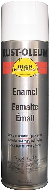 Rust-Oleum - High Performance V2100 System Enamel Aerosols 838 Gloss White Hardhat Finish: 647-V2192838-838 gloss white