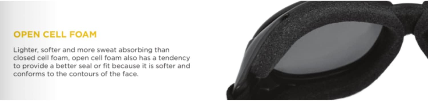 Bobster ® Invader, Gloss Black Frame, Clear Photochromic Lens