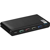 Belkin 2nd Gen Secure KVM Switch, 4-Port Single Head w/ CAC