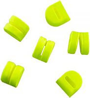 Scotty #1190 Power Grip Plus Release Clip Replacement Pads (3-Pair Pack), Yellow