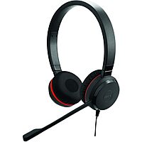 Jabra EVOLVE 20SE Headset - Stereo - USB - Wired - Over-the-head - Binaural - Supra-aural - Noise Canceling - Black