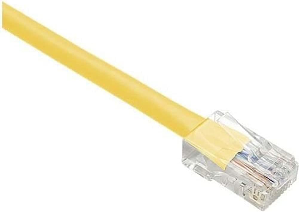 CAT6 ETHERNET Patch Cable, UTP,SNAGLESS, Yellow 4FT