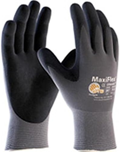 Work Gloves: ATG 34-874, Size 3X-Large, Micro-Foam Nitrile-Coated Nylon & Elastane, General Purpose