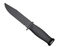 Ka-Bar Kraton Handled Straight Edge Mark 1 Knife , BLACK, 9 3/16-Inch