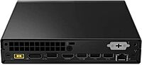 Lenovo ThinkCentre neo 50q Gen 4 12LN000CUS Desktop Computer - Intel Core i5 13th Gen i5-13420H Octa-core (8 Core) - 8 GB RAM DDR4 SDRAM - 256 GB M.2 PCI Express NVMe 4.0 x4 SSD - Tiny - Black