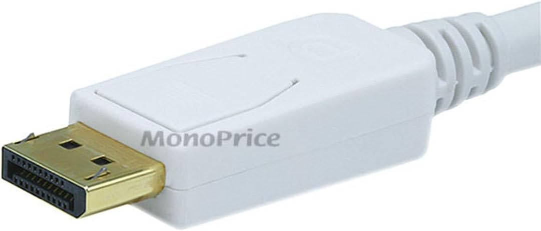 Monoprice DisplayPort to DVI Cable (28AWG) - White