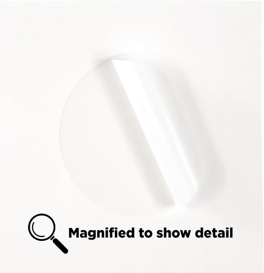 JAM PAPER Circle Label Sticker Seals - 1 2/3 Inch Diameter - 120 Round Labels/Pack