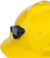 Nightstick NS-HMC4 Hard Hat Clip Mount, 1 Count (Pack of 1), Black