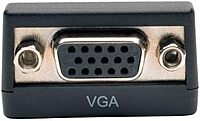 Tripp Lite DisplayPort to VGA Adapter Active Converter Compact Displayport 1.2 DP to VGA DP2VGA 6in (P134-000-VGA-V2), Black