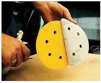 3M CUBITRON II 6" Hook-and-Loop Clean Sanding Discs, 250 Count