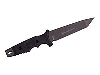 Smith & Wesson SW7 Fixed Blade Knife with Tanto Blade and TPE Handle for Outdoor, Tactical, Survival and EDC