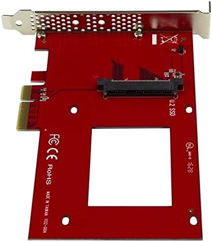 StarTech.com U.2 to PCIe Adapter for 2.5" U.2 NVMe SSD - SFF-8639 - x4 PCI Express 3.0