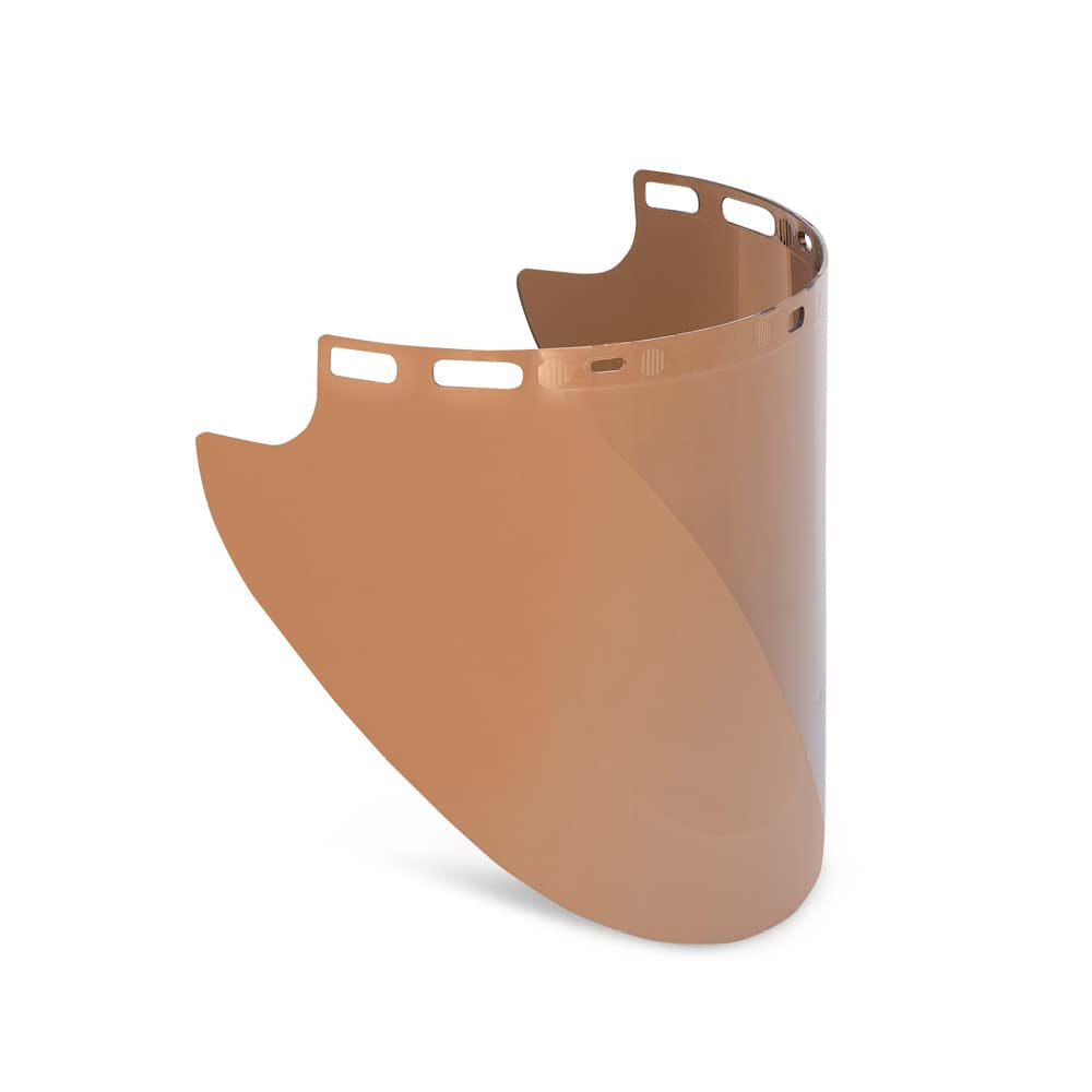 Jackson Safety Heat Resistant Face Shield Window - Gold, Aluminum, & Thermal Reflective - Polycarbonate, Anti-Scratch