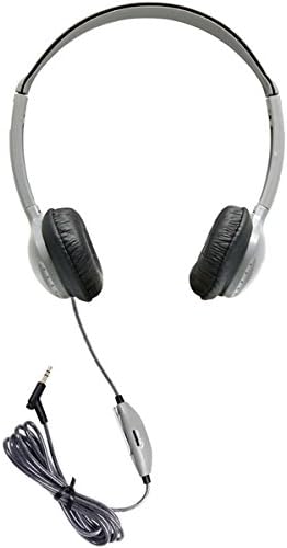 Hamilton Buhl Schoolmate On-Ear Stereo Headphone with Leatherette Cushions and in-line Volume (1) 1 PACK