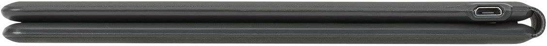 Targus Ergonomic Foldable Bluetooth Antimicrobial Keyboard, Compact, Black (AKF003US)