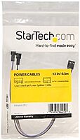 StarTech.com Fan Power Splitter Cable - 3-pin & 4-pin (Internal)
